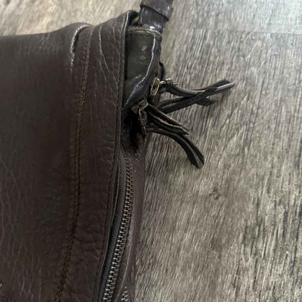 Deep Brown JEROME DREYFUSS Albert Crossbody Bag